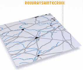 3d view of Rouvray-Sainte-Croix