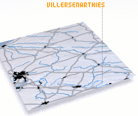 3d view of Villers-en-Arthies