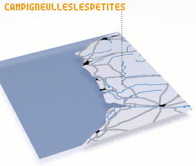 3d view of Campigneulles-les-Petites