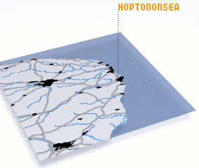 3d view of Hopton on Sea