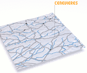 3d view of Cénevières