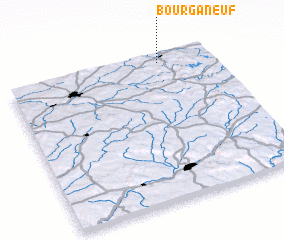 3d view of Bourganeuf