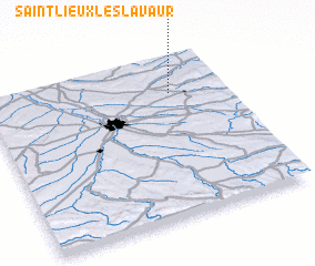 3d view of Saint-Lieux-lès-Lavaur