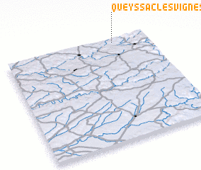 3d view of Queyssac-les-Vignes