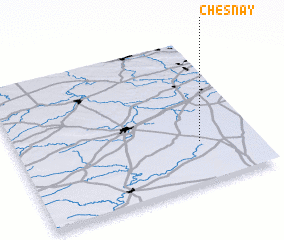 3d view of Chesnay