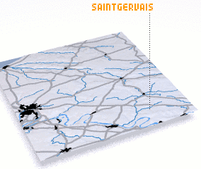 3d view of Saint-Gervais