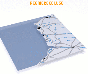 3d view of Regnière-Écluse