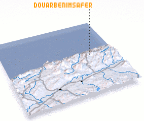 3d view of Douar Beni Mʼsafer