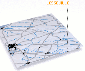 3d view of Lesseville