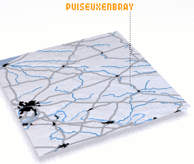 3d view of Puiseux-en-Bray