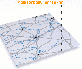 3d view of Saint-Péravy-la-Colombe