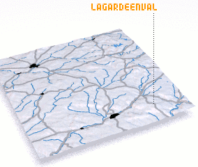 3d view of Lagarde-Enval