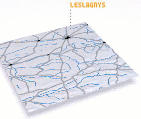 3d view of Les Lagnys