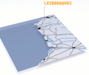 3d view of Les Baraques