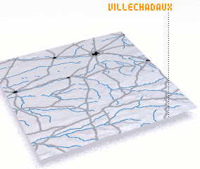 3d view of Villechadaux