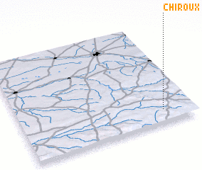 3d view of Chiroux