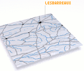 3d view of Les Barreaux