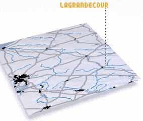 3d view of La Grande Cour