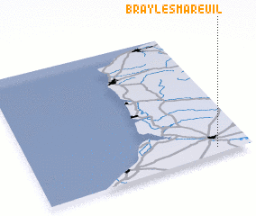 3d view of Bray-lès-Mareuil