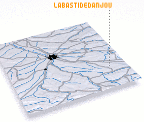 3d view of Labastide-dʼAnjou