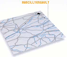 3d view of Marcilly-en-Gault