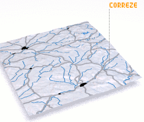 3d view of Corrèze