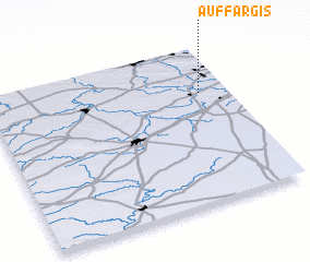 3d view of Auffargis