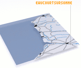 3d view of Eaucourt-sur-Somme