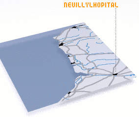 3d view of Neuilly-lʼHôpital