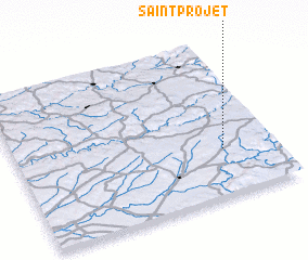 3d view of Saint-Projet