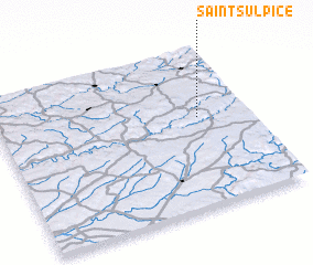 3d view of Saint-Sulpice