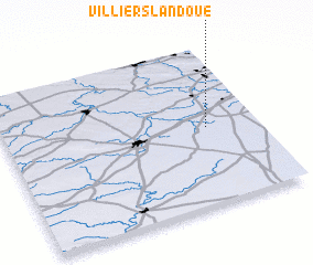 3d view of Villiers-Landoue