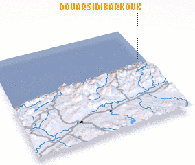 3d view of Douar Sidi Barkouk