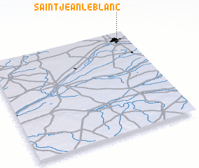 3d view of Saint-Jean-le-Blanc