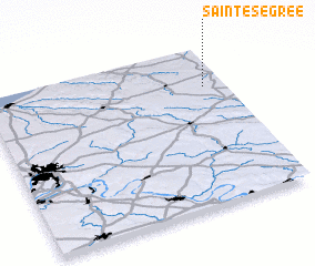 3d view of Sainte-Segrée