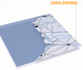 3d view of Sorel-en-Vimeu