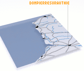 3d view of Dompierre-sur-Authie