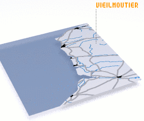 3d view of Vieil-Moutier