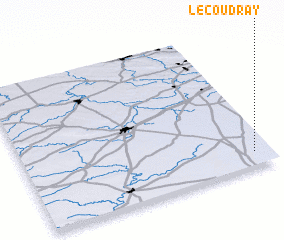 3d view of Le Coudray