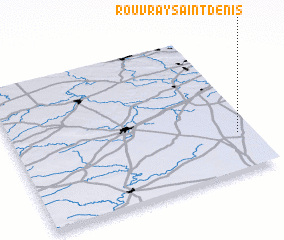 3d view of Rouvray-Saint-Denis