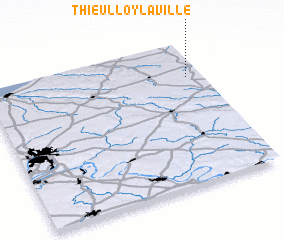 3d view of Thieulloy-la-Ville