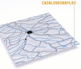 3d view of Cazals-des-Baylès