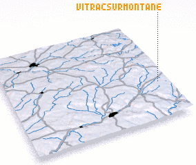 3d view of Vitrac-sur-Montane