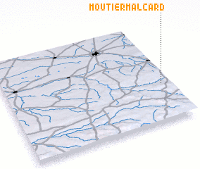 3d view of Moutier-Malcard