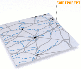 3d view of Saint-Robert