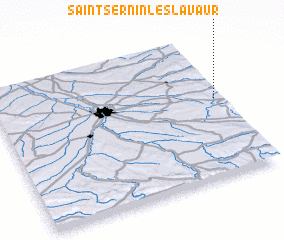 3d view of Saint-Sernin-lès-Lavaur