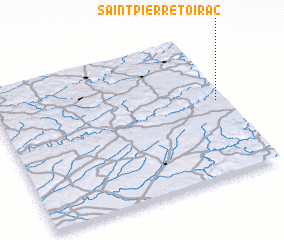 3d view of Saint-Pierre-Toirac