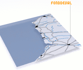 3d view of Fond-de-Val