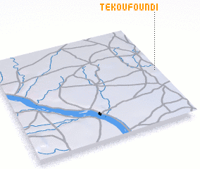 3d view of Tékou Foundi