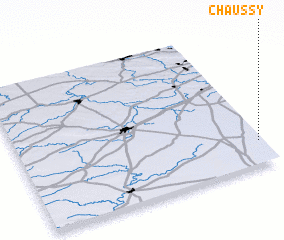 3d view of Chaussy